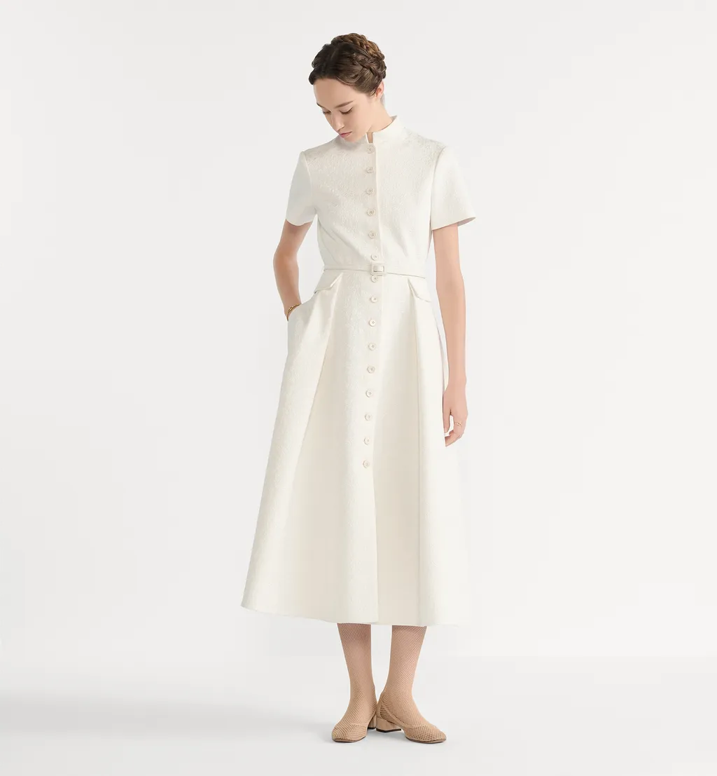 Mid-Length Belted Shirtdress