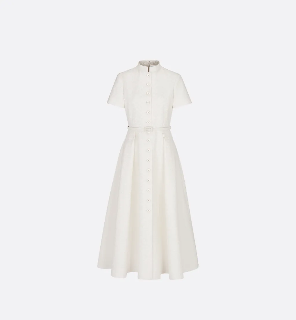 Mid-Length Belted Shirtdress
