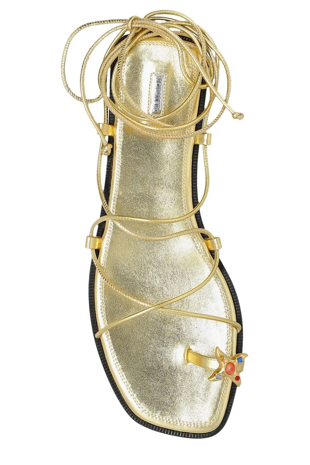 Nodaleto Ankle-Tie Fastening Sandals