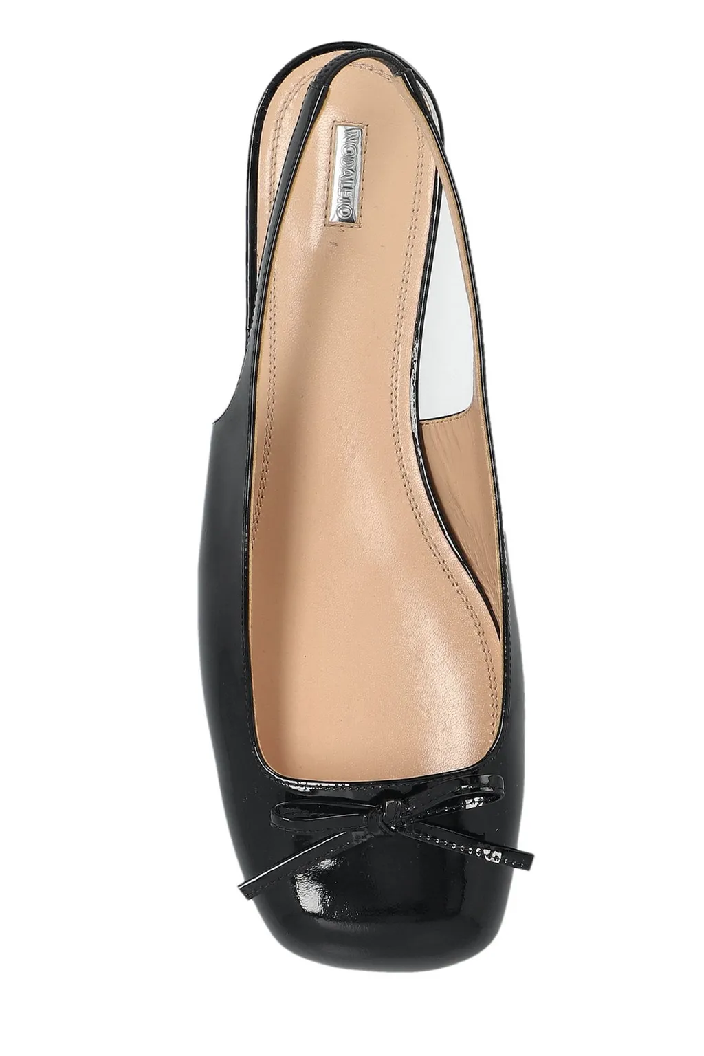 Nodaleto Bow Detail Slingback Flats