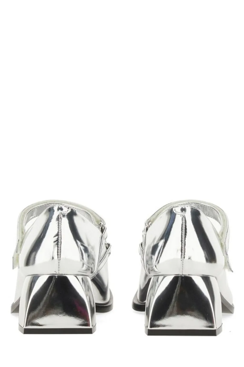 Nodaleto Bacara Metallic Heeled Mary Jane Shoes