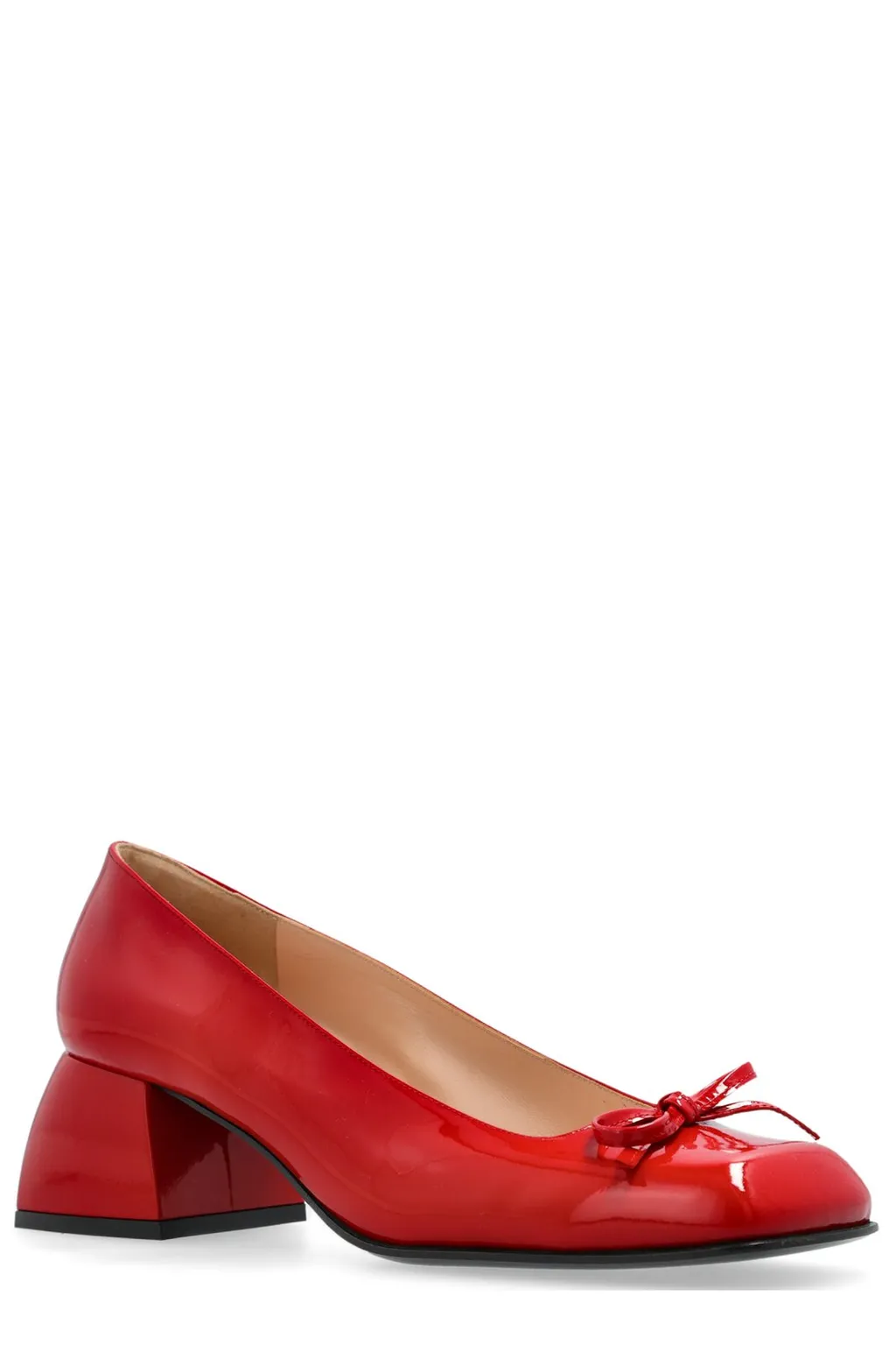 Nodaleto Bow Detail Block Heel Pumps
