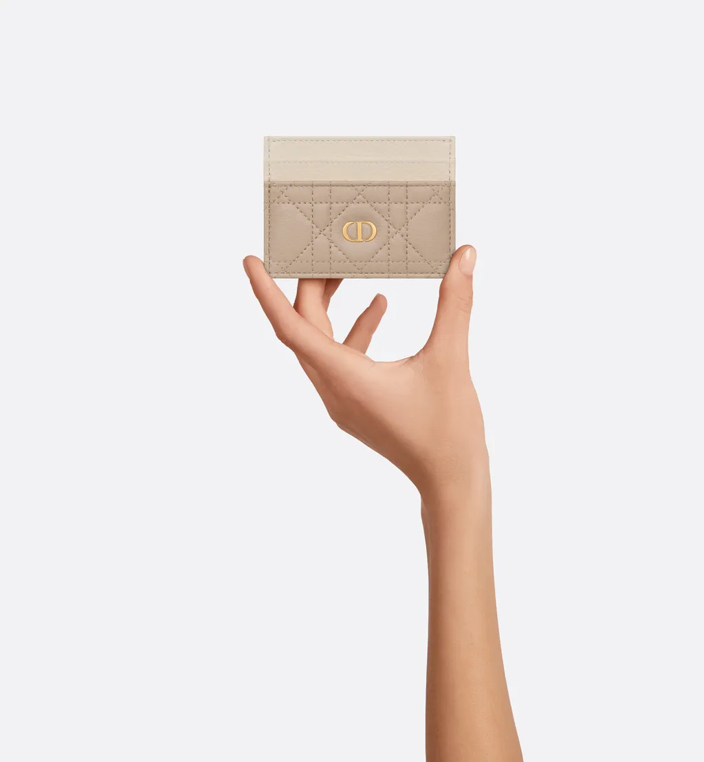 Dior Caro Freesia Card Holder