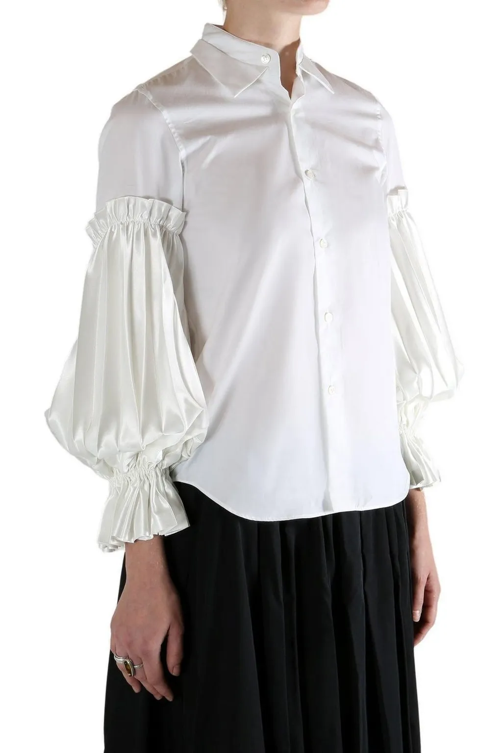 Noir Kei Ninomiya Puffy Sleeves Blouse