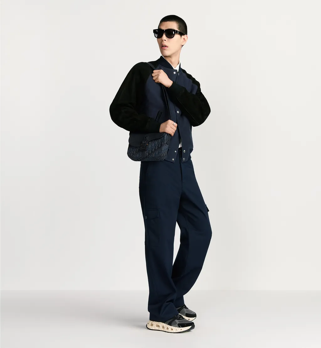 Small Saddle Messenger Bag With Flap