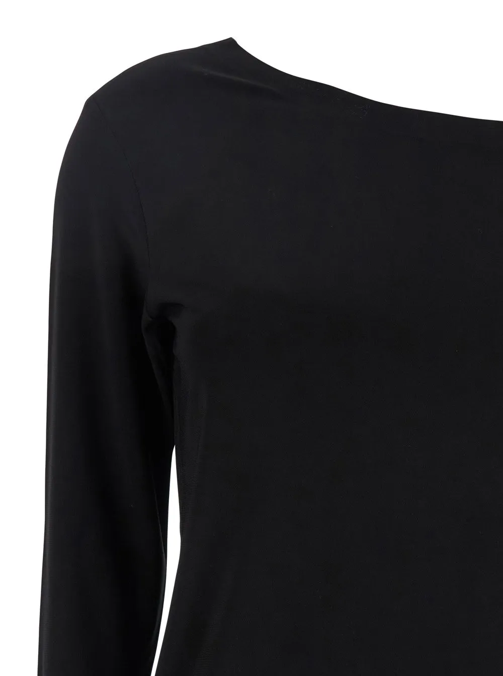 Norma Kamali Drop Shoulder Long-Sleeve Top