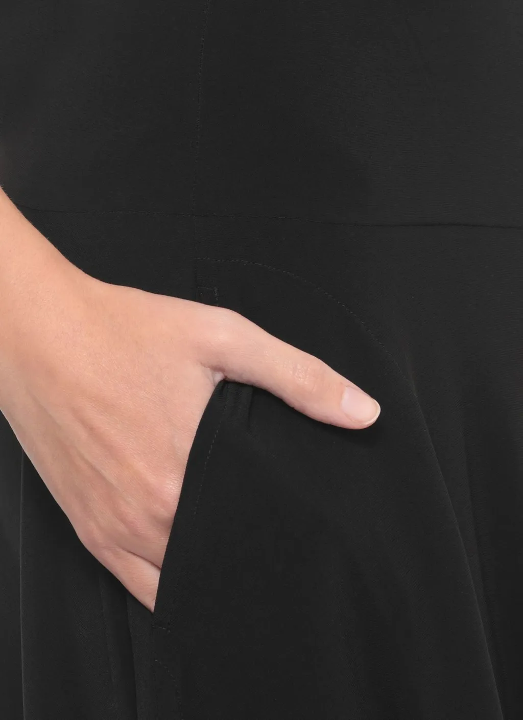 Norma Kamali Elastic Waist Midi Skirt