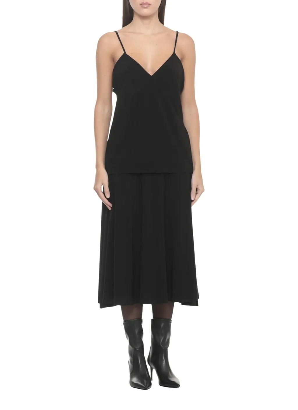 Norma Kamali Wide Neck Sleeveless Top
