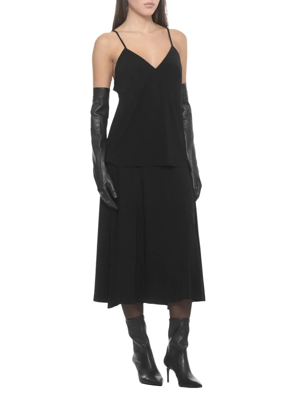 Norma Kamali Wide Neck Sleeveless Top