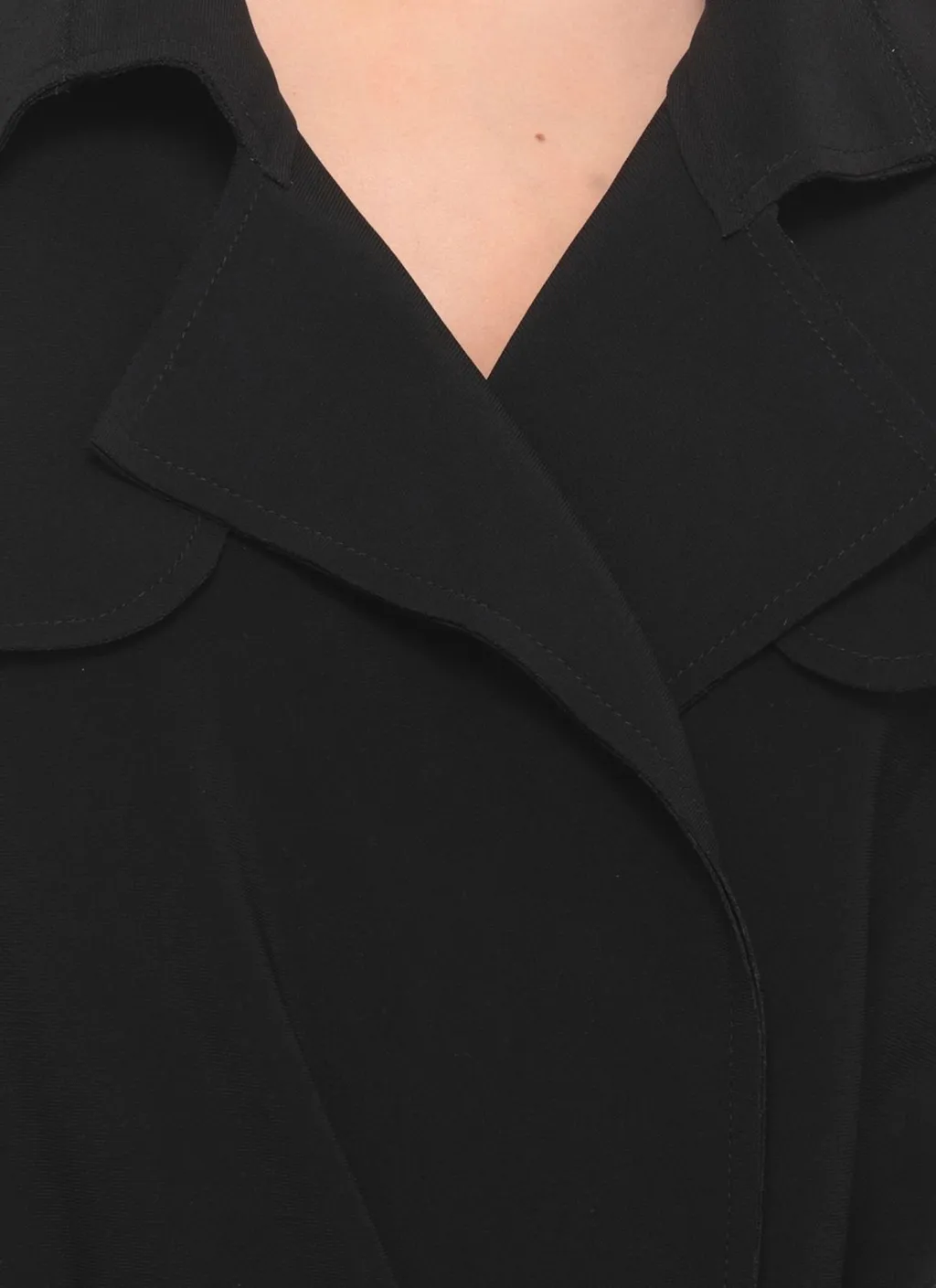 Norma Kamali Belted Trench Coat