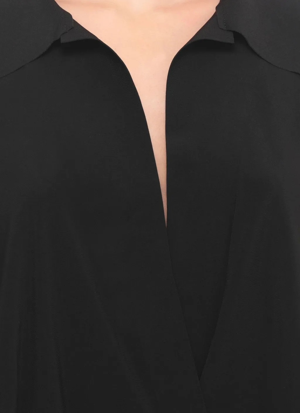 Norma Kamali V-Neck Bodysuit Top