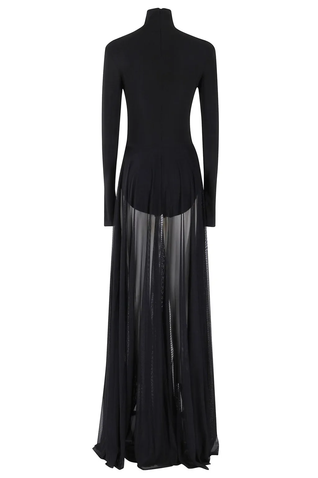 Norma Kamali Long Sleeve Turtleneck Dress