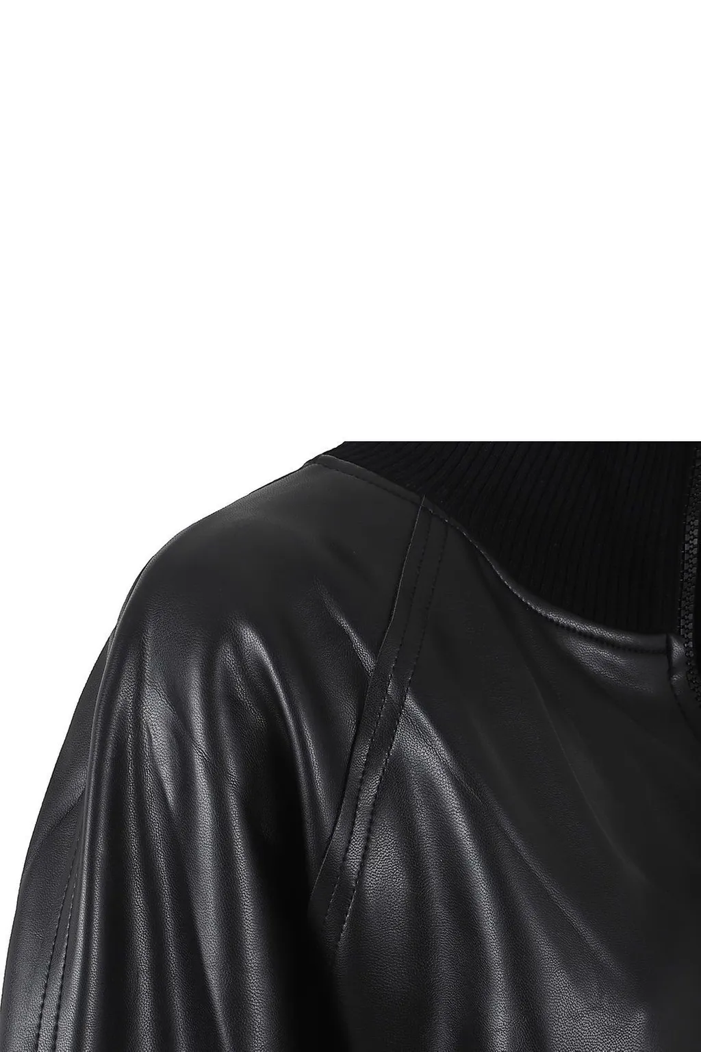Norma Kamali Ribbed-Collar Jacket