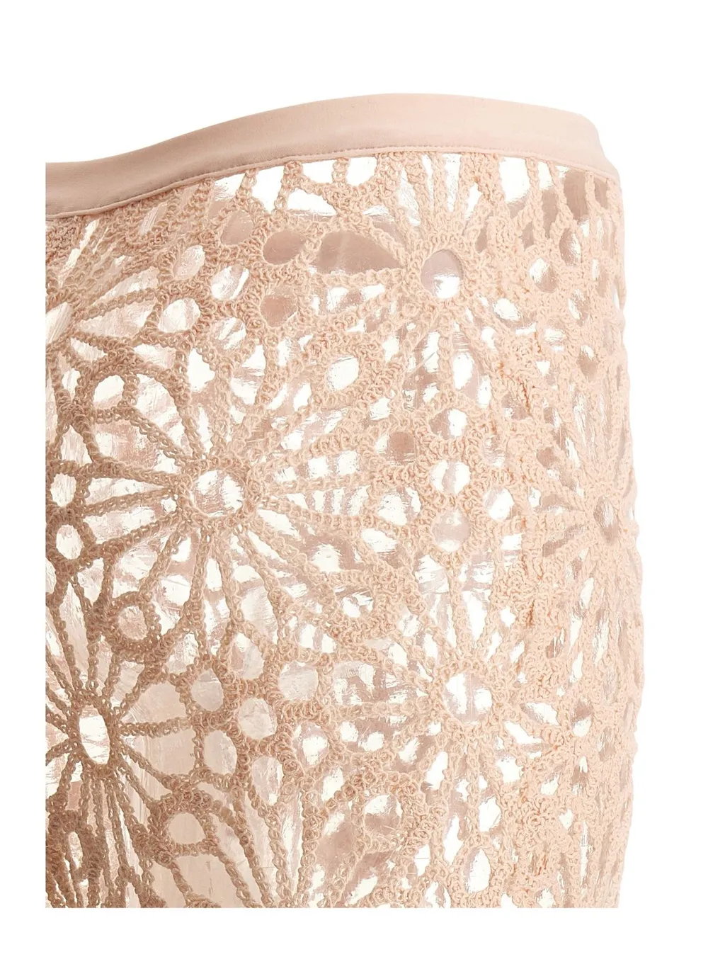 Norma Kamali Crochet Bootcut Pants