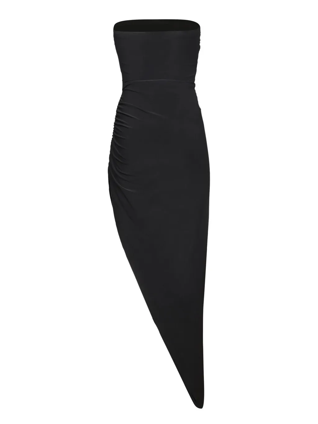 Norma Kamali Sweetheart Draped Dress