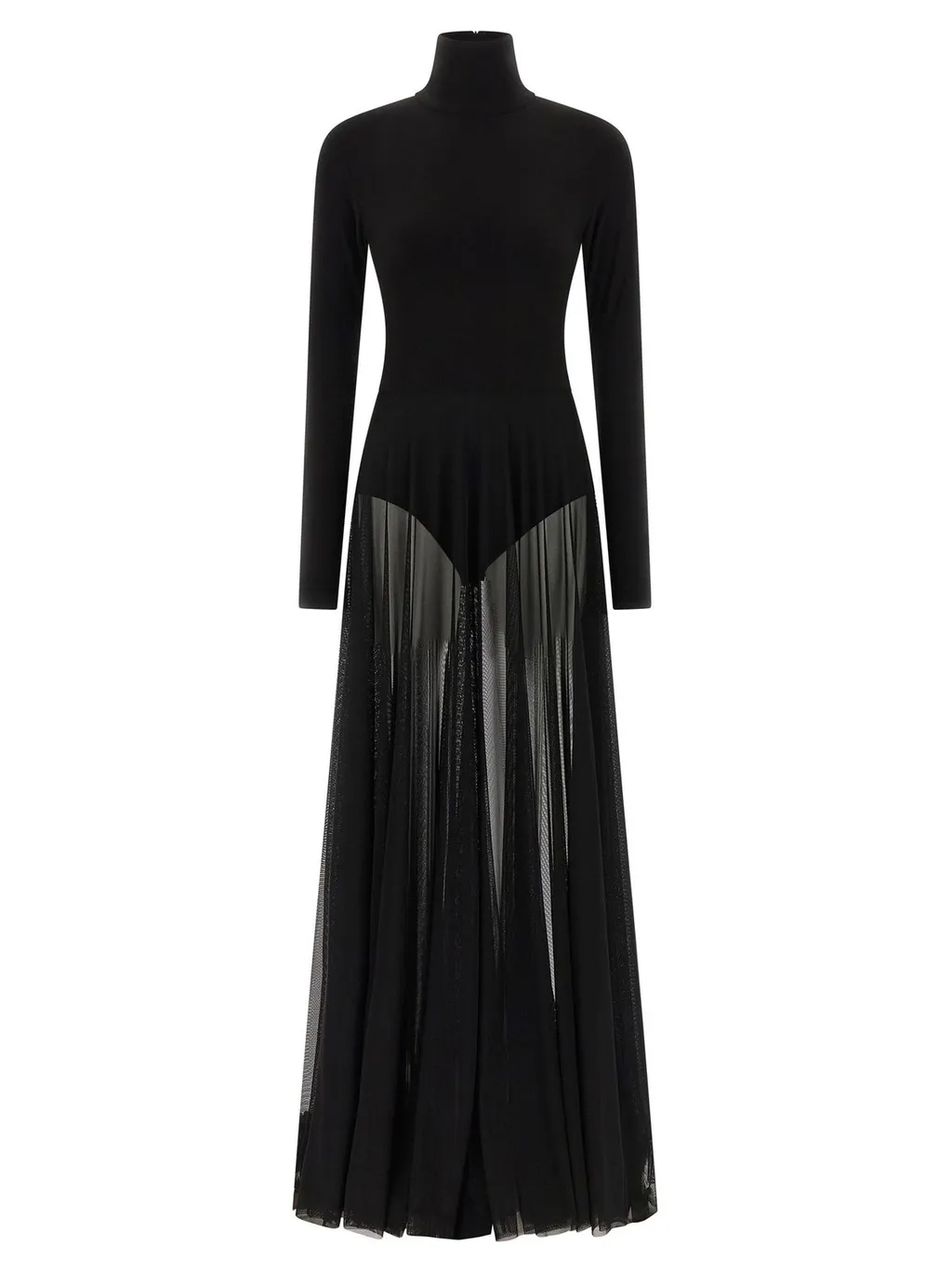 Norma Kamali Mesh Maxi Dress