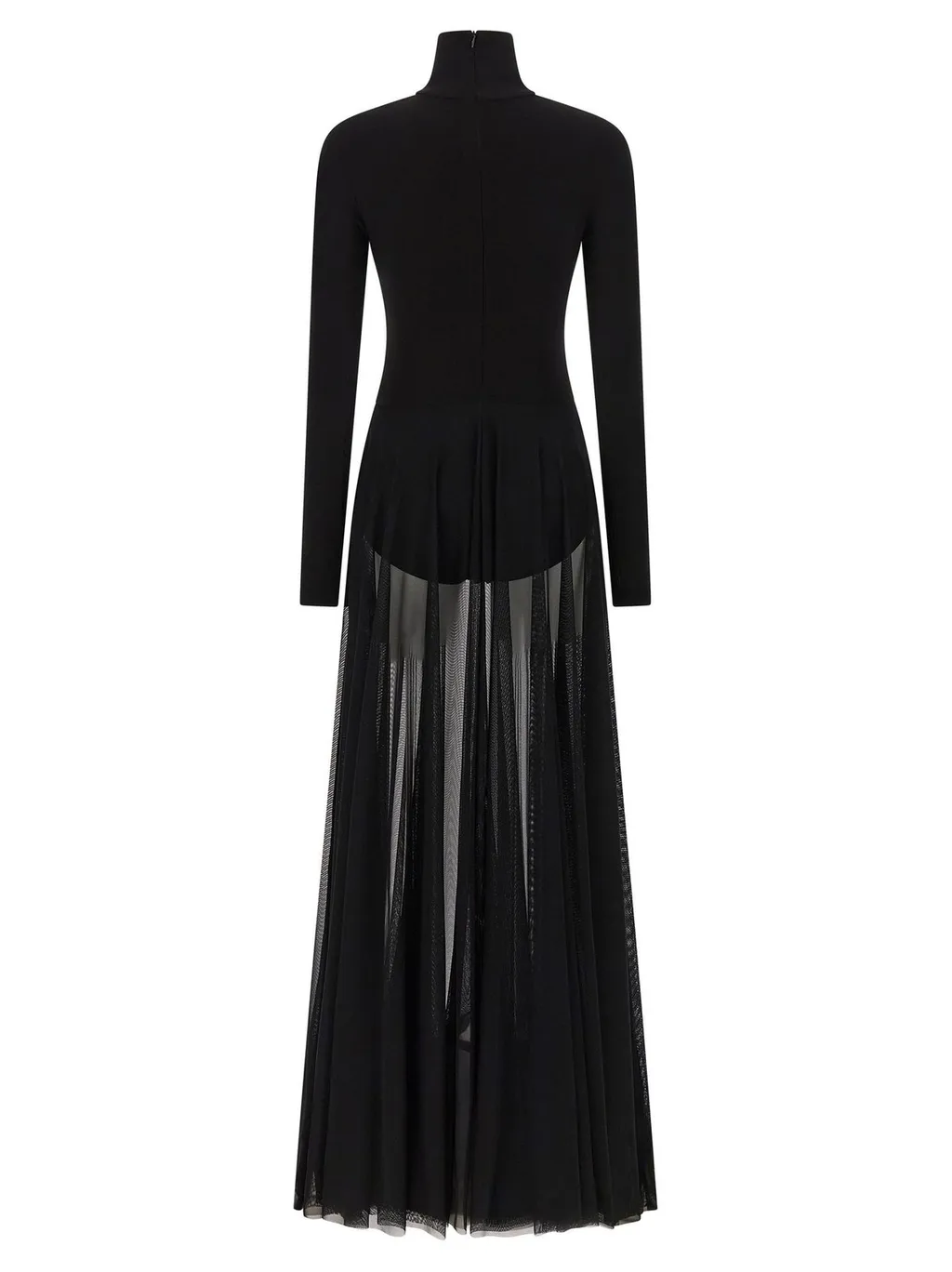 Norma Kamali Mesh Maxi Dress