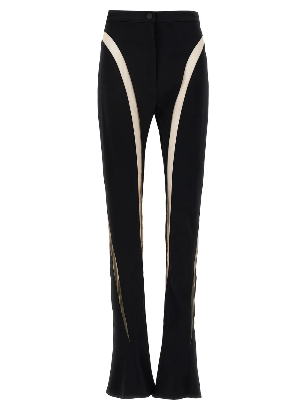 Mugler Mesh Insert Leggings