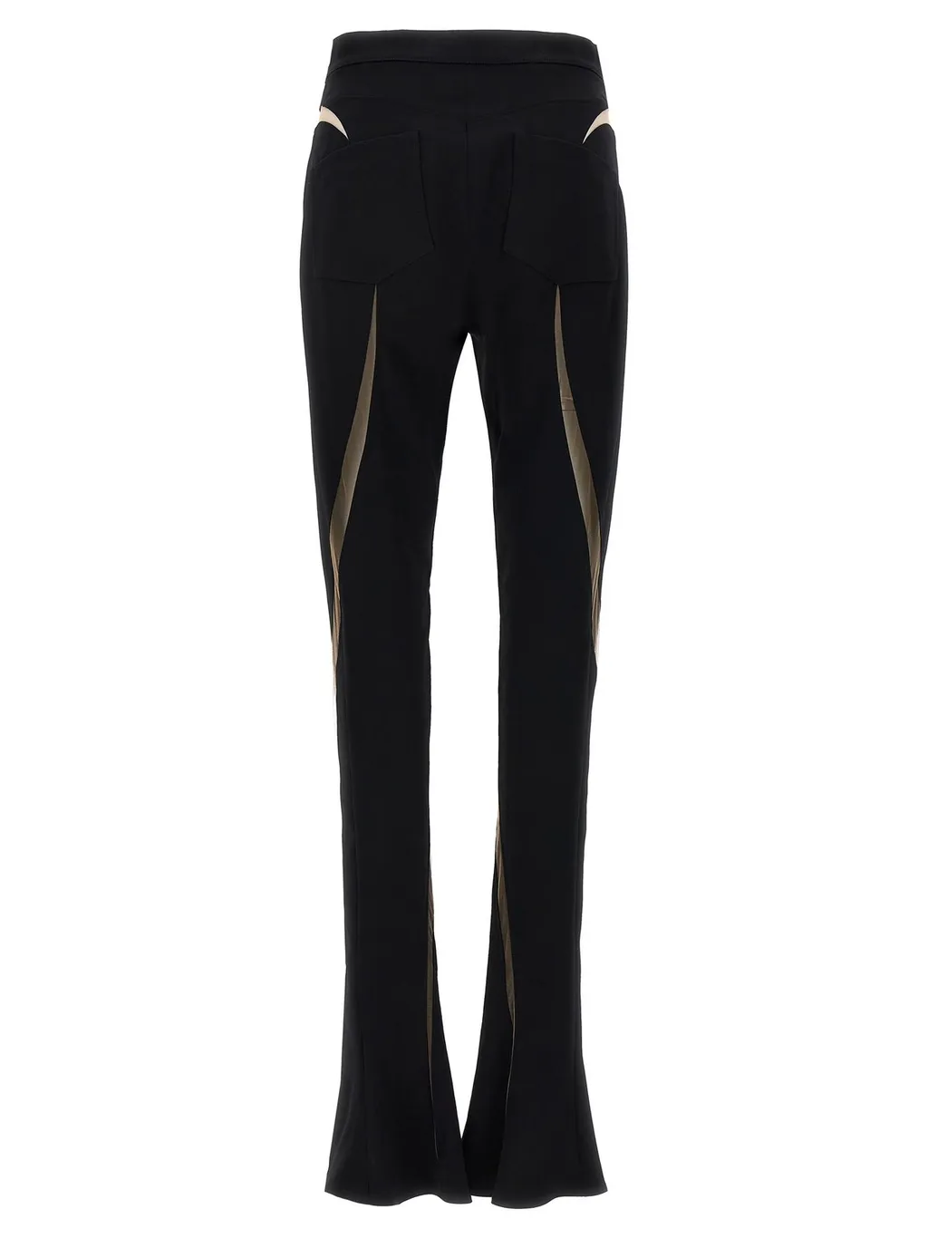Mugler Mesh Insert Leggings