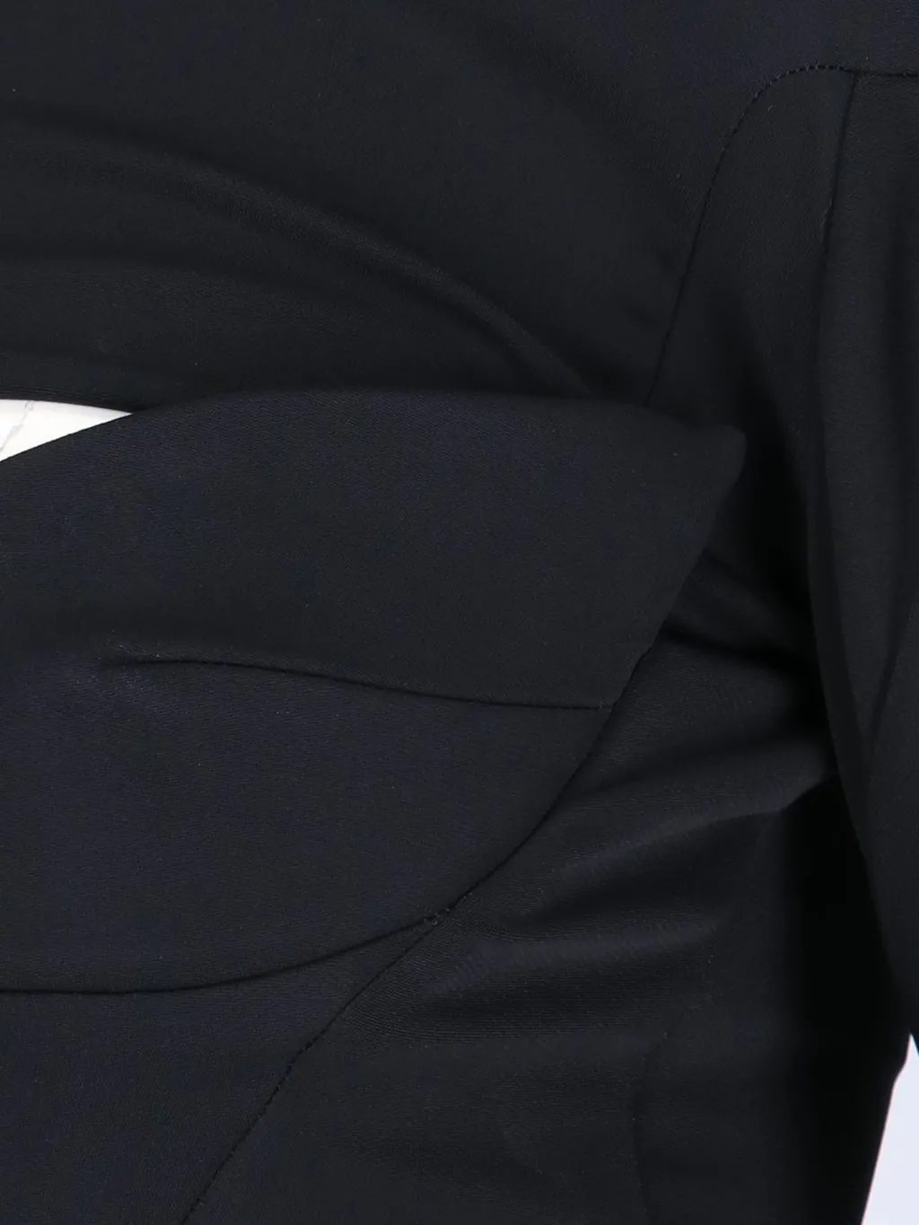 Mugler Cutout Long Sleeve Dress
