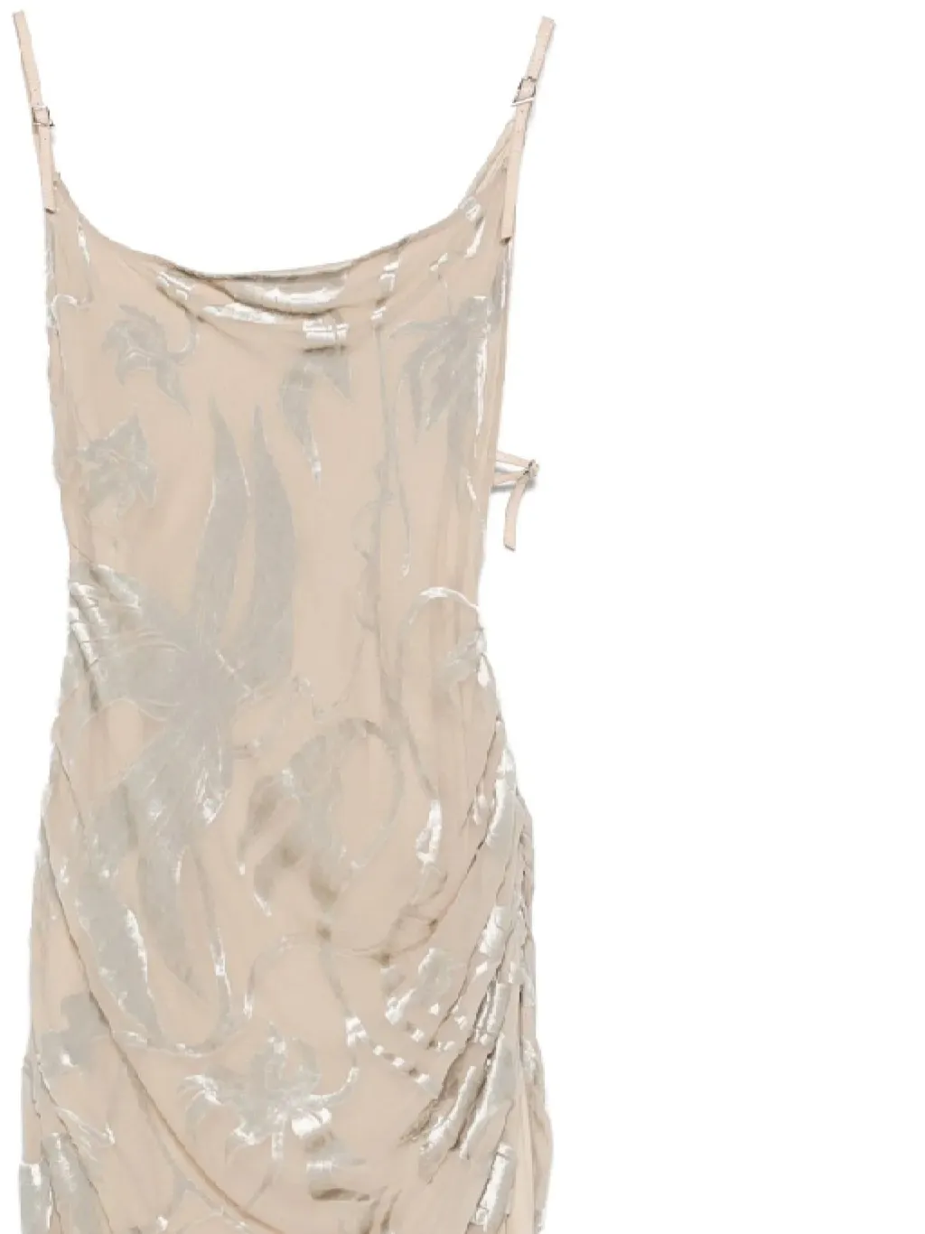 Mugler Floral Slip Dress