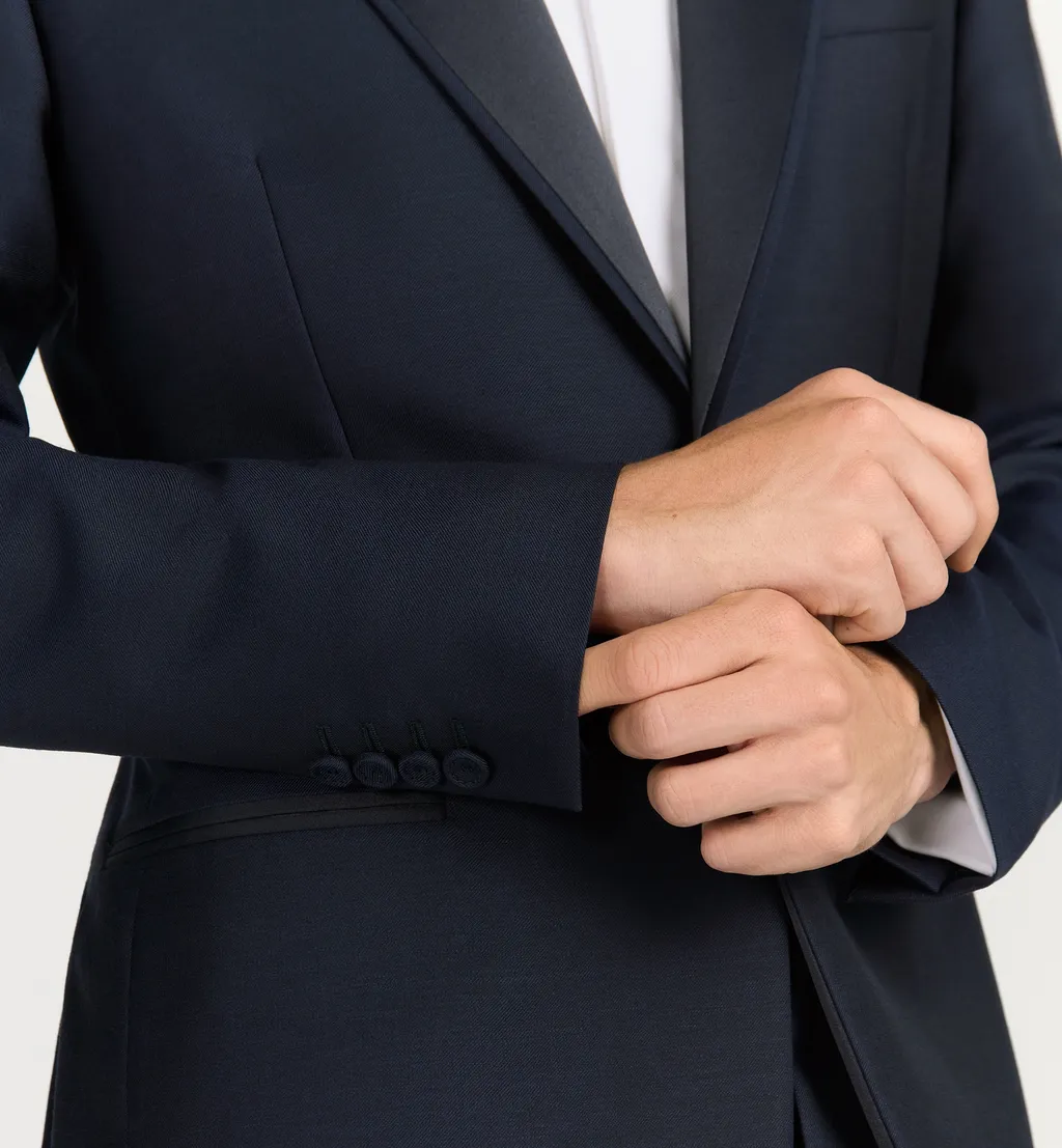 Jacket With Satin Detailing