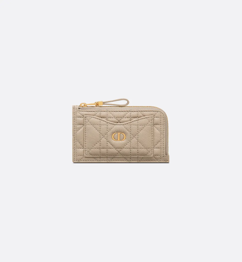 Dior Caro Cosmos Zipped Card Holder