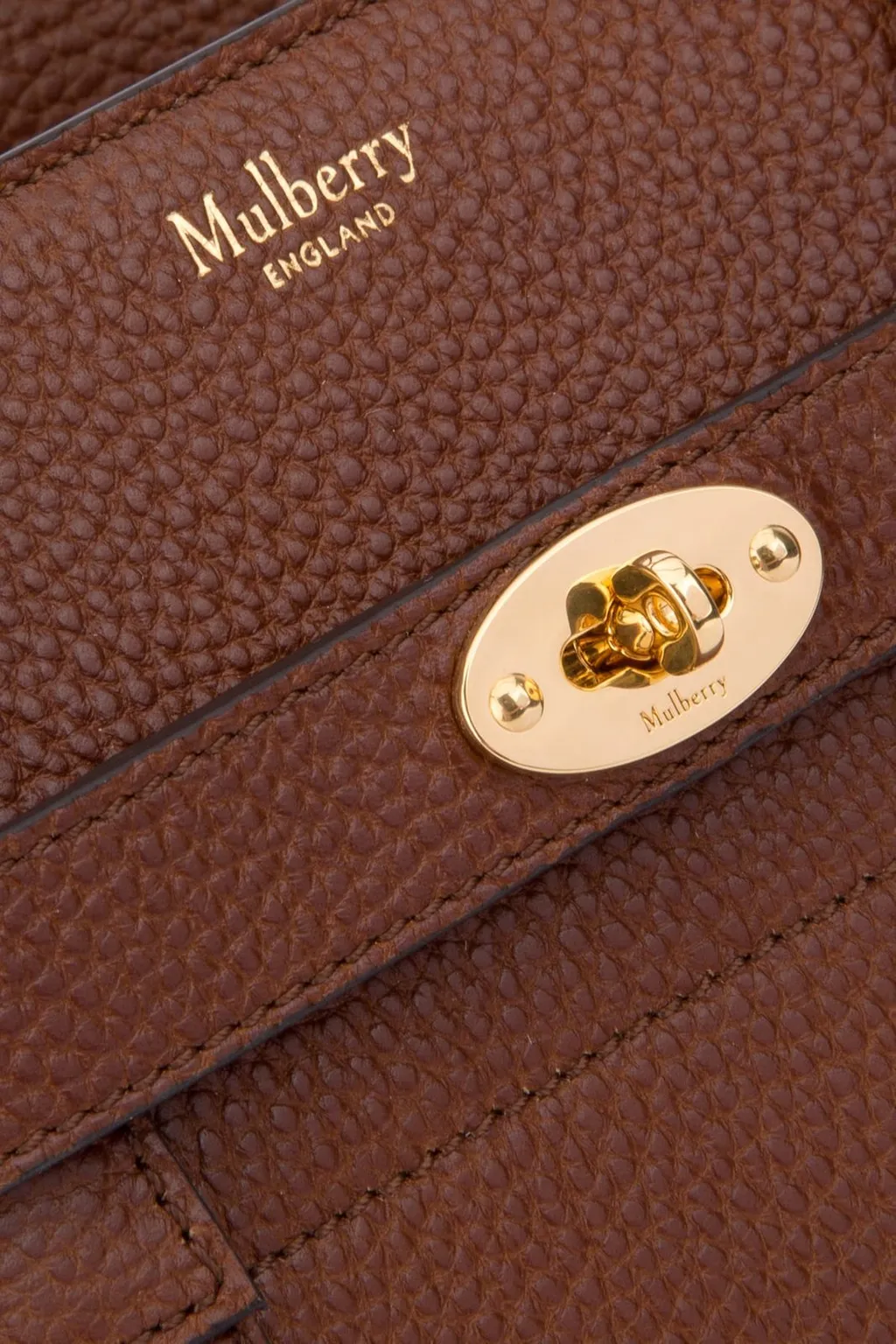 Mulberry Bayswater Logo Detailed Zipped Small Tote Bag