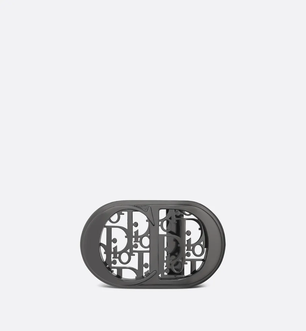 Cd Icon Dior Oblique Cosmo Belt Buckle