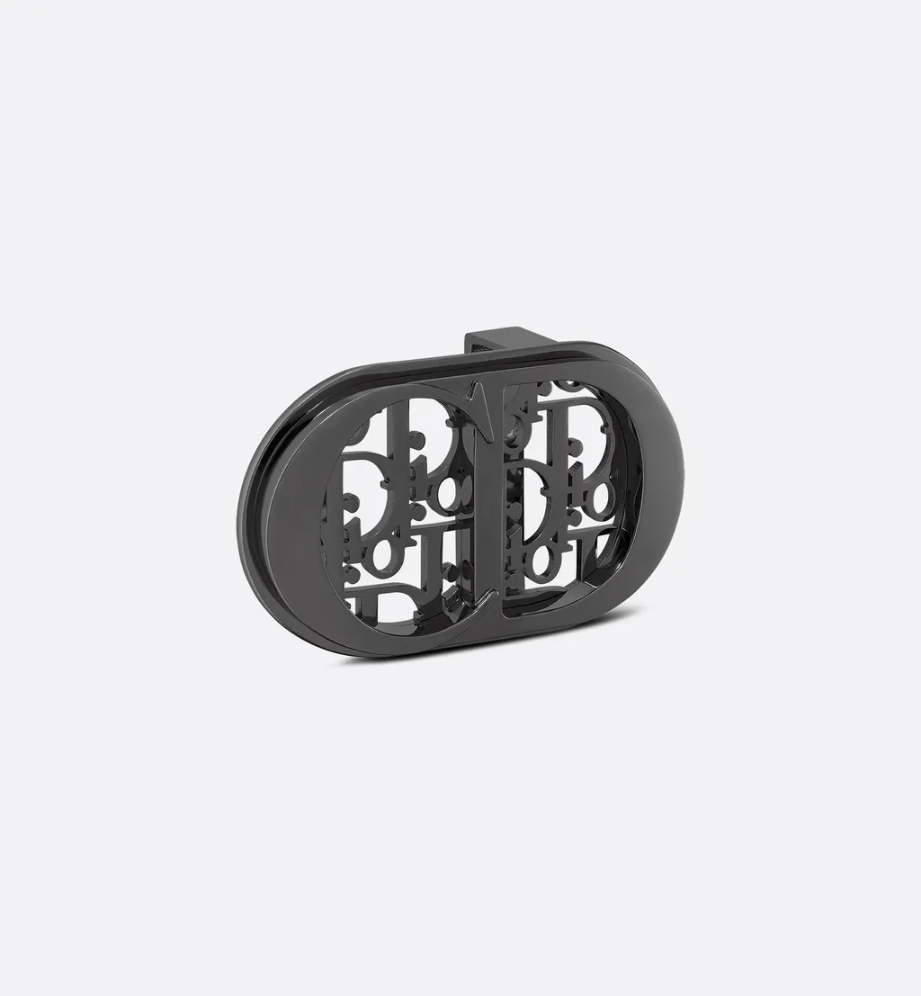 Cd Icon Dior Oblique Cosmo Belt Buckle