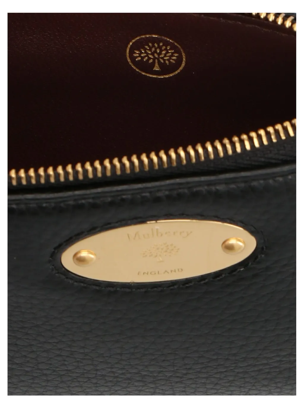 Mulberry Plaque Small Zip Coin Pouch