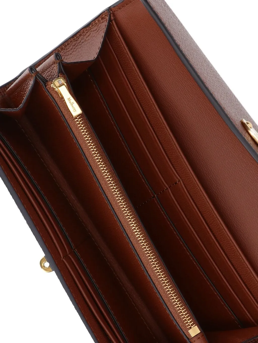 Mulberry Twist-Lock Foldover-Top Wallet