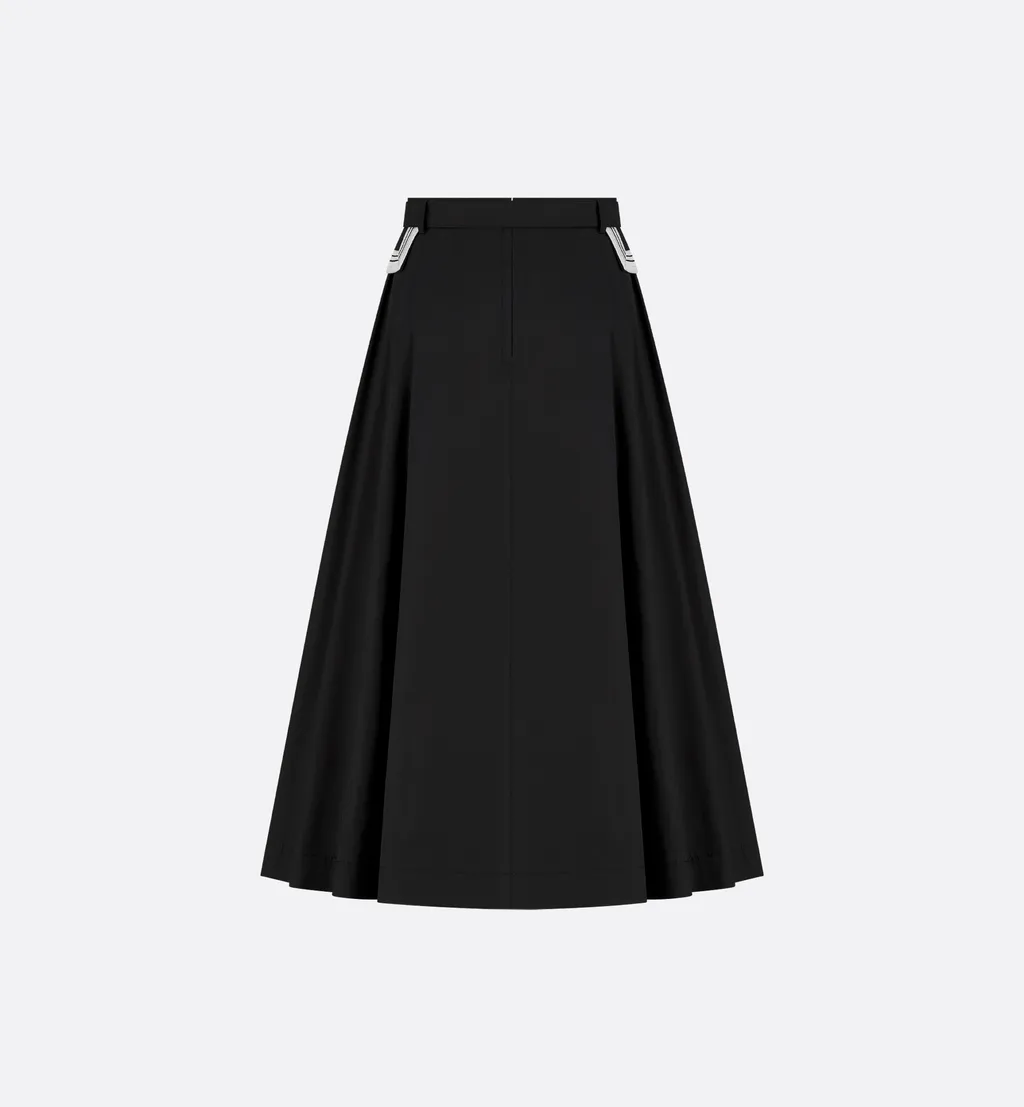 Mid-Length Flared Skirt