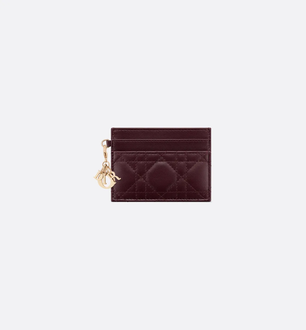 Lady Dior Freesia Card Holder