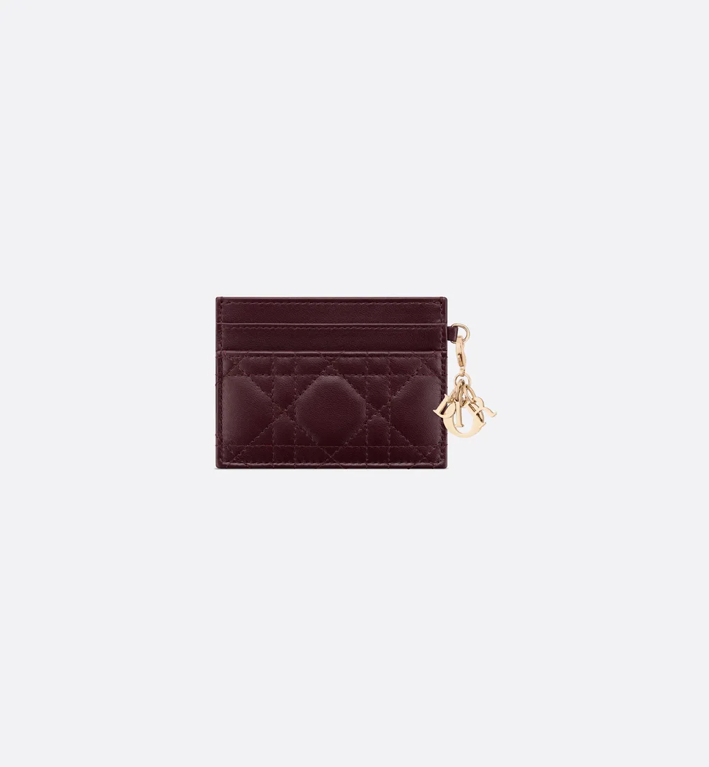 Lady Dior Freesia Card Holder