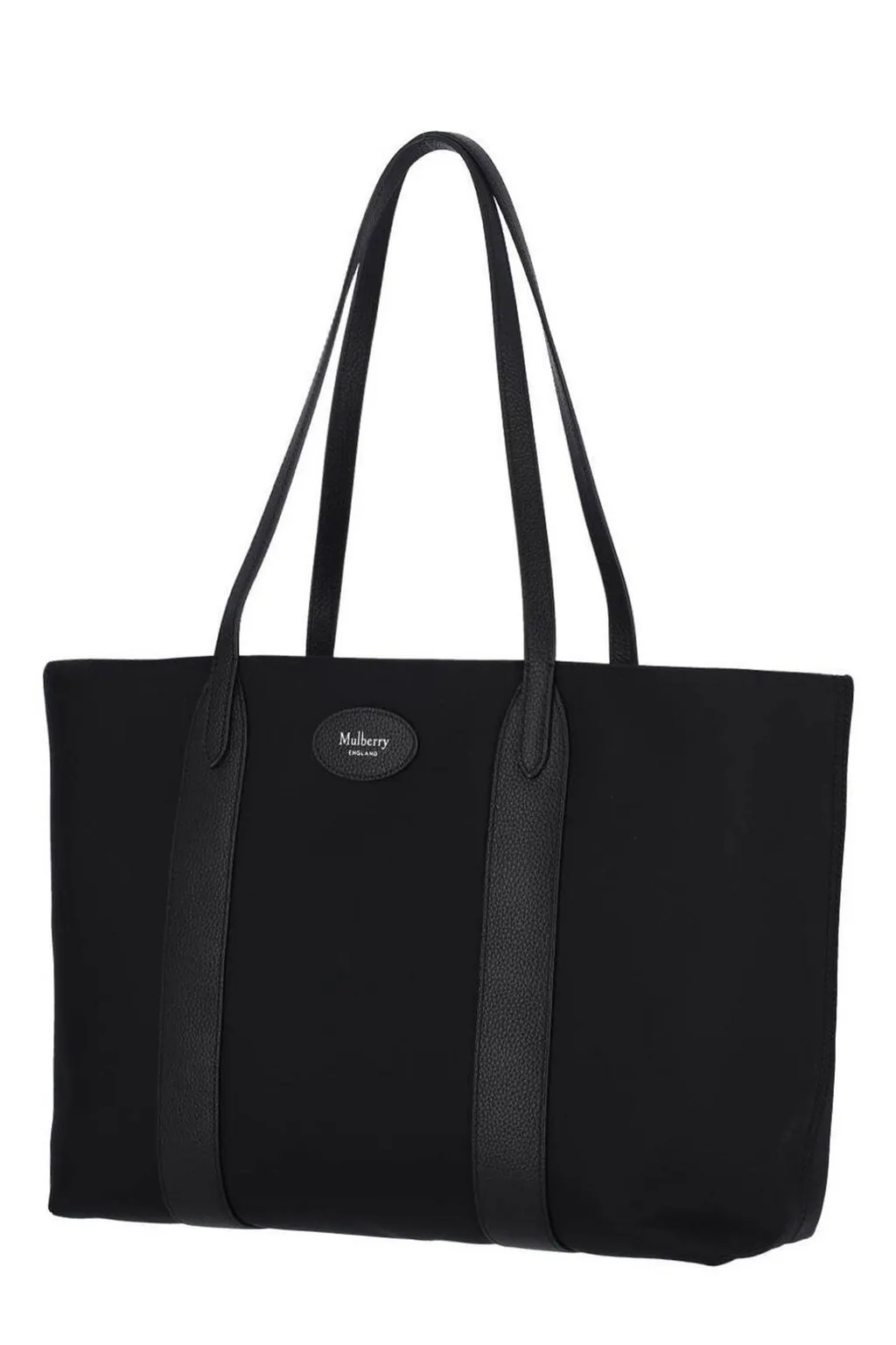 Mulberry Logo Patch Top Handle Bag