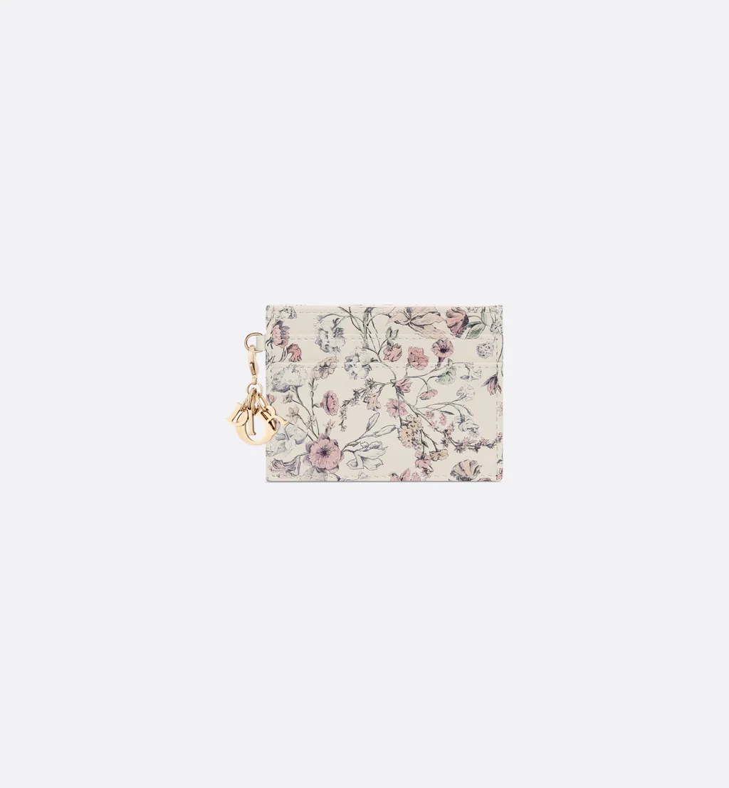 Lady Dior Freesia Card Holder
