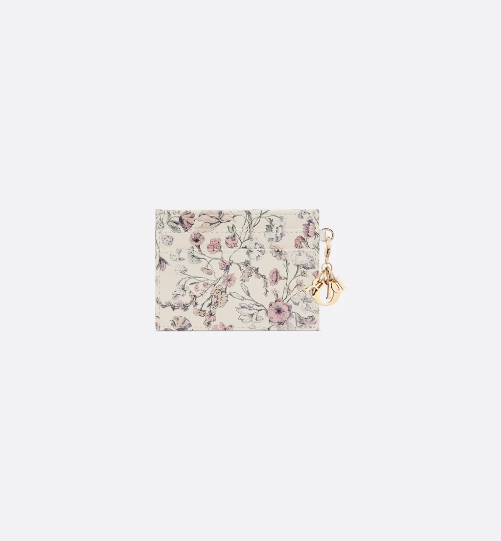 Lady Dior Freesia Card Holder
