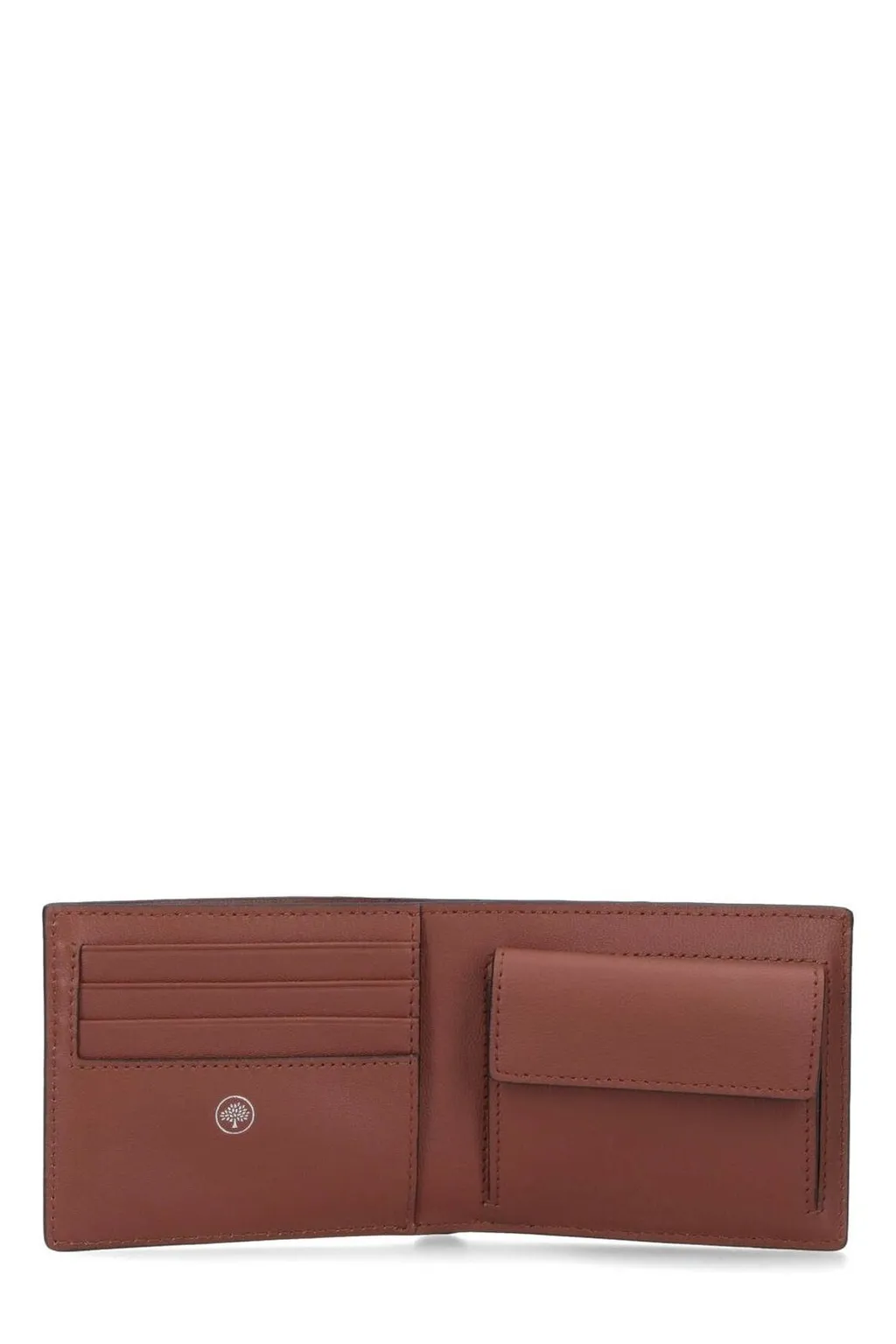 Mulberry Logo Detailed Bi-Fold Wallet