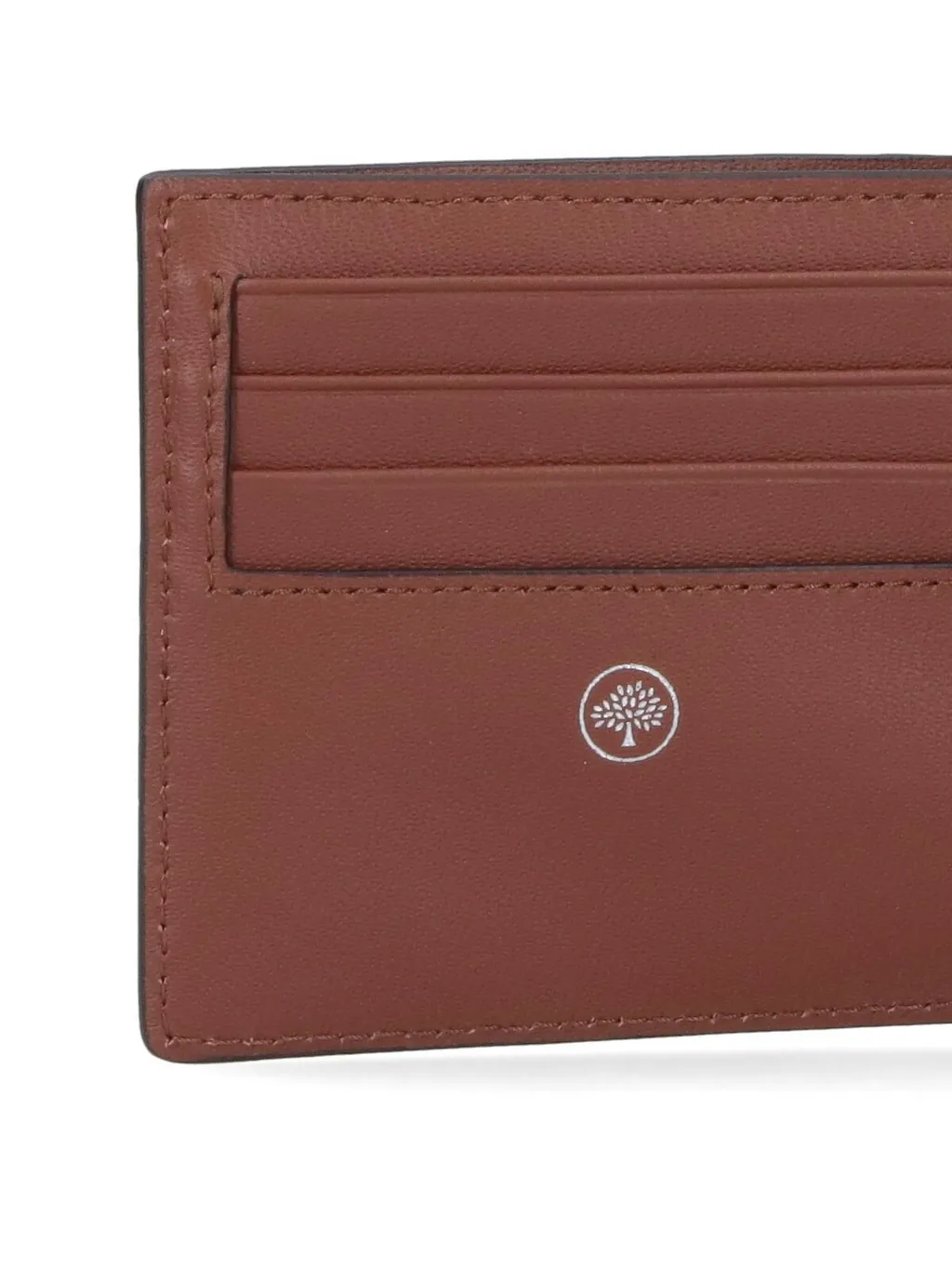 Mulberry Logo Detailed Bi-Fold Wallet