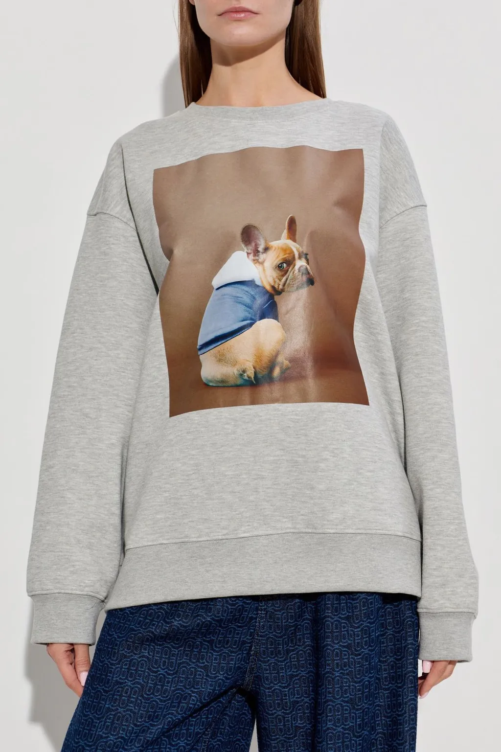Munthe Roula Dog Print Sweater