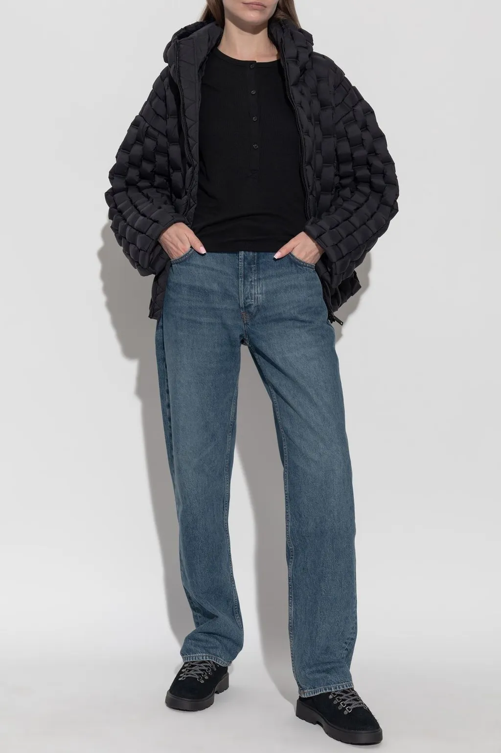 Munthe Grace Ribbed Henley Top