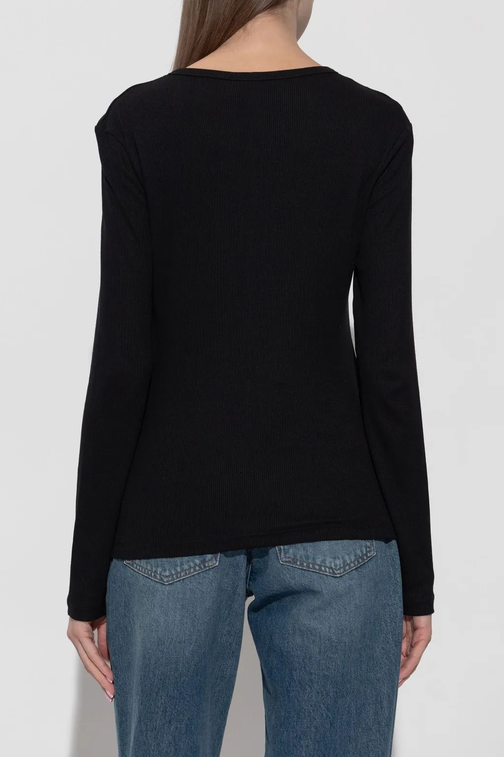 Munthe Grace Ribbed Henley Top