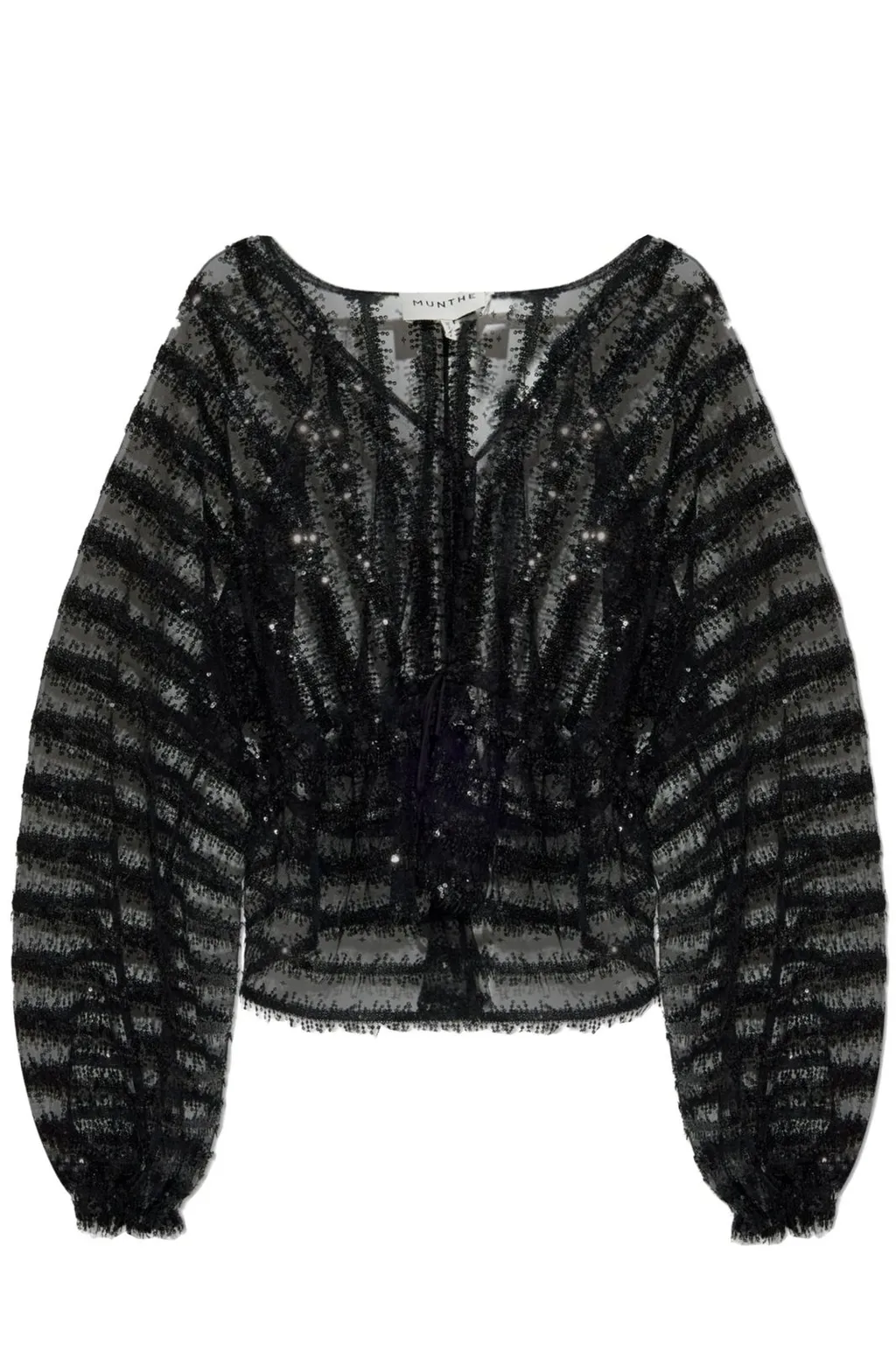 Munthe Remona Sheer Sequin Top