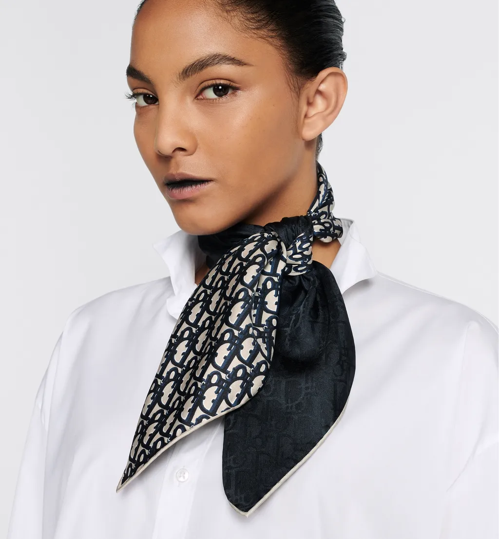 Dior Oblique 70 Square Scarf