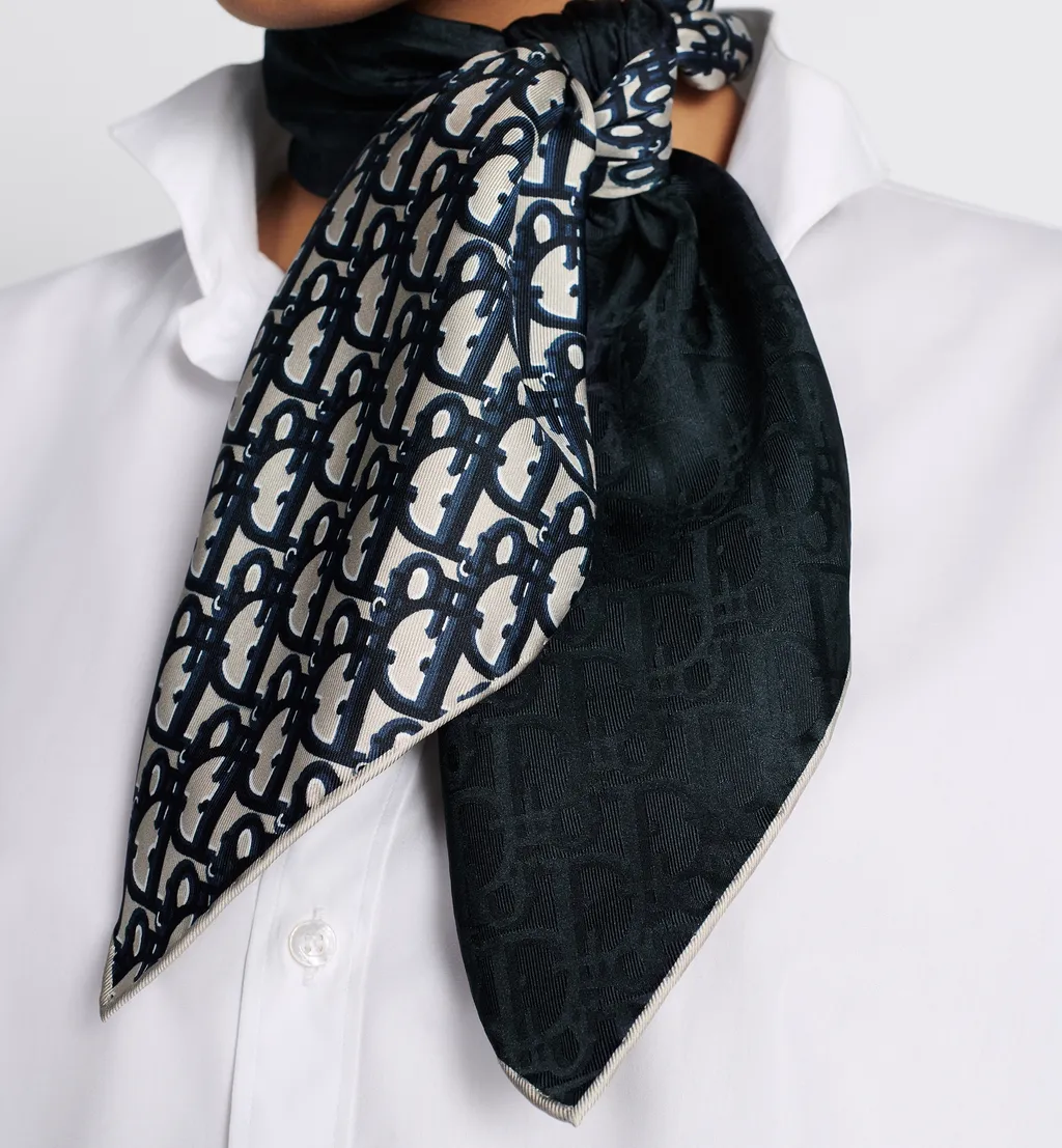 Dior Oblique 70 Square Scarf