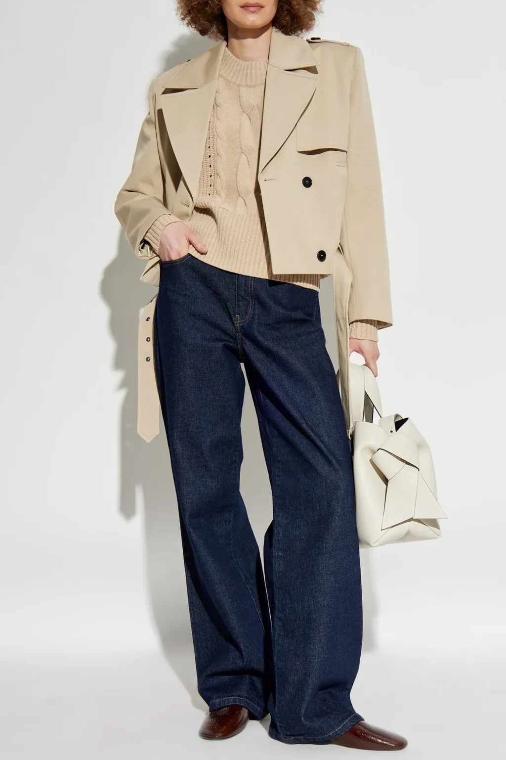 Munthe Lysta Cable-Knit Sweater