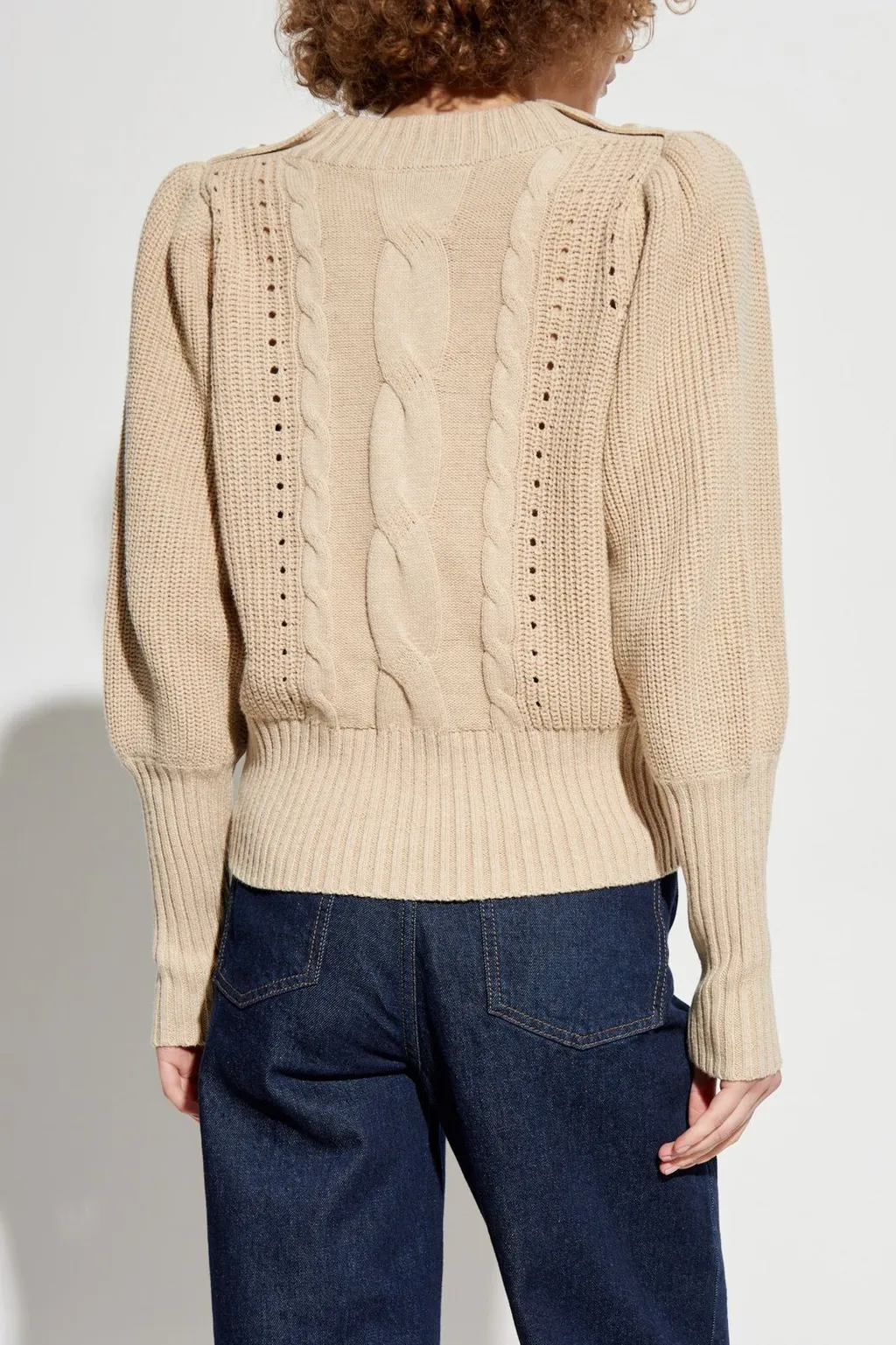 Munthe Lysta Cable-Knit Sweater
