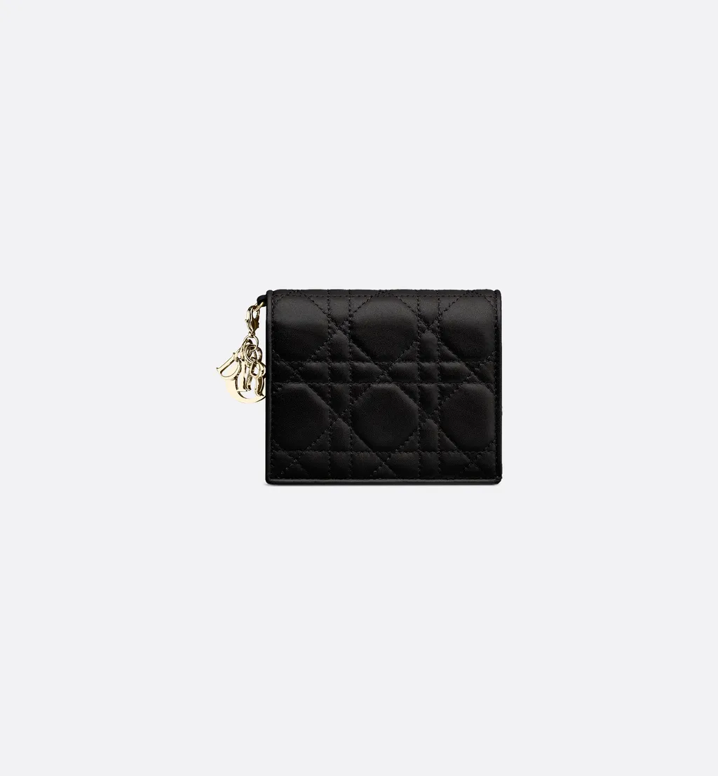 Mini Lady Dior Gardenia Wallet