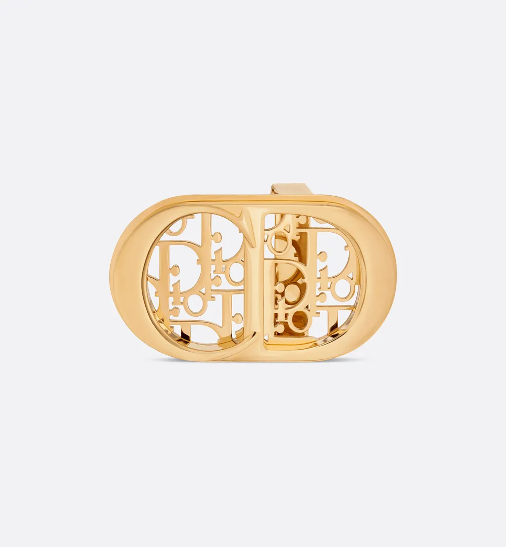 Cd Icon Dior Oblique Cosmo Belt Buckle